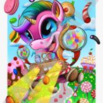 stampa unicorno candy -samy pimp-