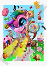 stampa unicorno candy -samy pimp-