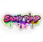 Logo sticker -samy pimp-