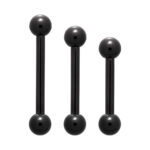Piercing lingua titanio anodizzato