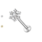 piercing fiocco di neve