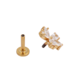 fiore 5 petali con cristalli - immagine 3