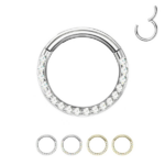 clicker con brillantini septum- daith