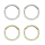 clicker con brillantini septum- daith - immagine 2