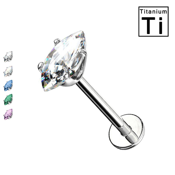 Screenshot 2023-06-01 alle 12.46.30 Labret titanio cristallo forma oliva - immagine 1