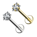 piercing stellina in titanio - immagine 2