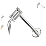 Piercing rettangolino con pendente