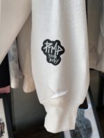 felpa bianca pupazzi - immagine 3
