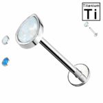 opalite a goccia in titanio