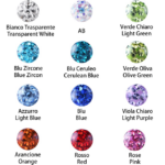 piercing per lingua effetto glitter - immagine 3