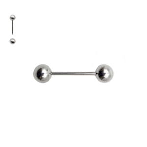 Piercing lingua in acciaio